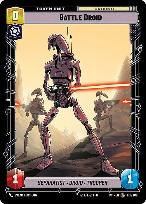 Level 1313 // Battle Droid Card Back