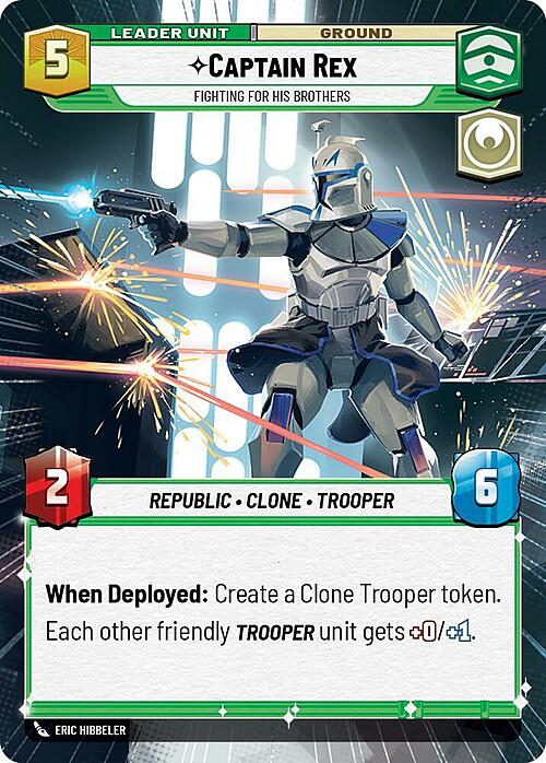 Captain Rex - Fighting For His Brothers Card Back