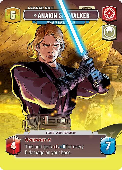 Anakin Skywalker - What it Takes to Win Card Back