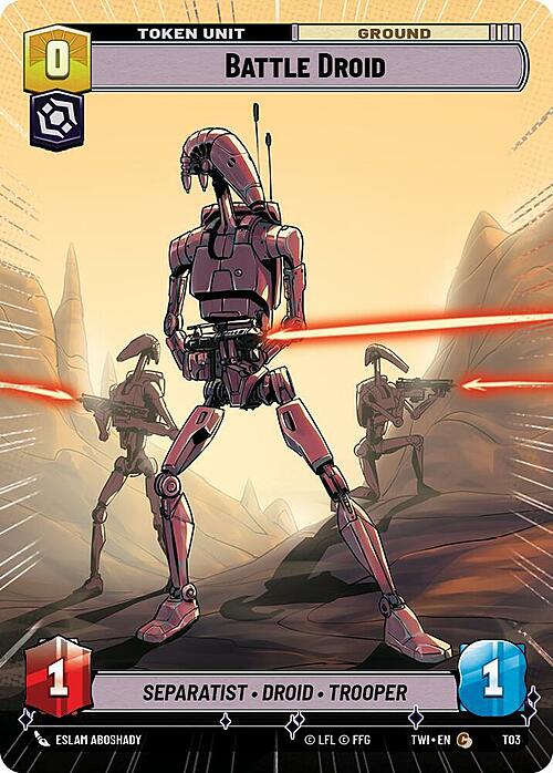 Level 1313 // Battle Droid Card Back