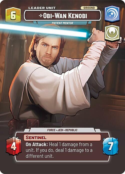 Obi-Wan Kenobi - Patient Mentor Card Back