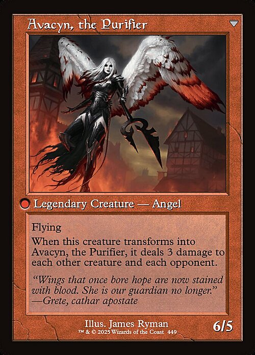 Archangel Avacyn // Avacyn, the Purifier Card Back