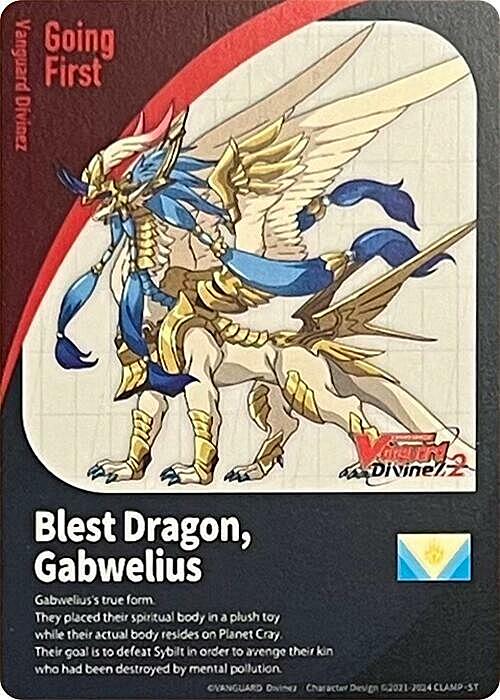 Energy Token // Going First Marker: Blest Dragon, Gabwelius Card Back