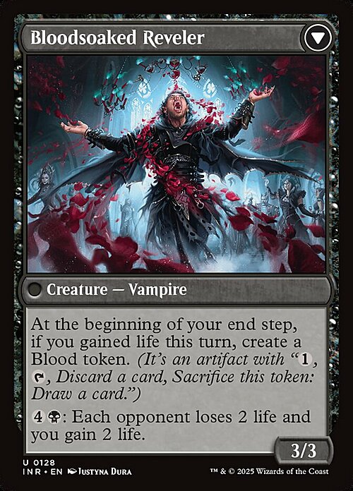 Restless Bloodseeker // Bloodsoaked Reveler Card Back