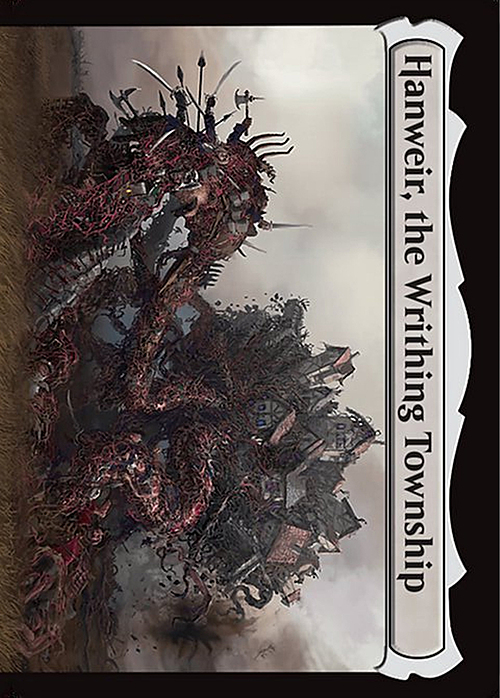 Hanweir Battlements // Hanweir, the Writhing Township Card Back