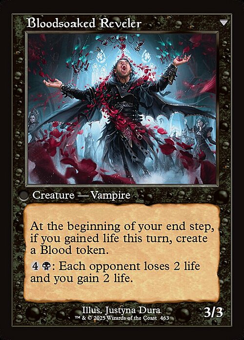 Restless Bloodseeker // Bloodsoaked Reveler Card Back