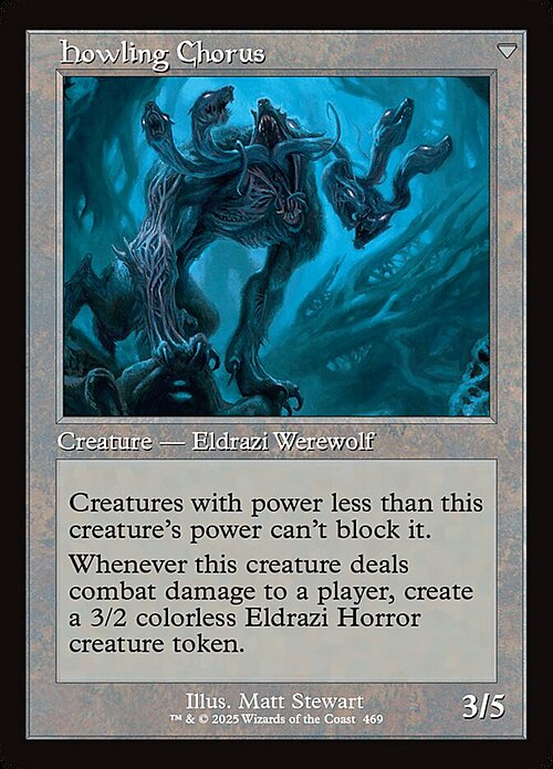 Shrill Howler // Howling Chorus Card Back