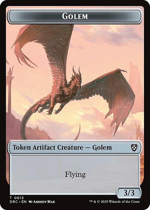 Nalaar Aetherjet // Golem Card Back