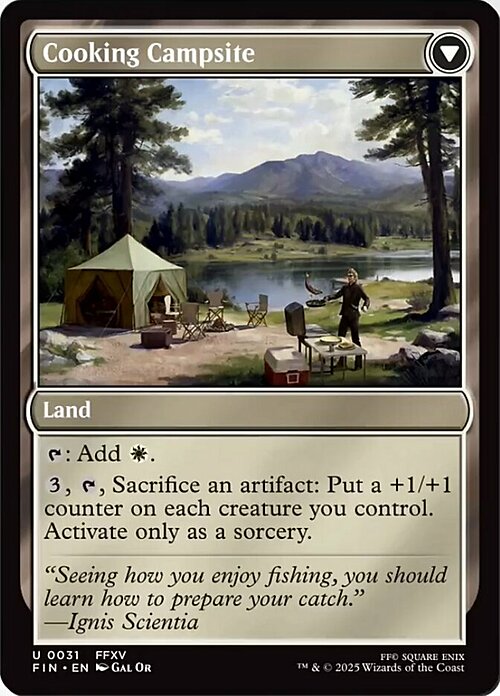 Sidequest: Catch a Fish // Cooking Campsite Parte Posterior