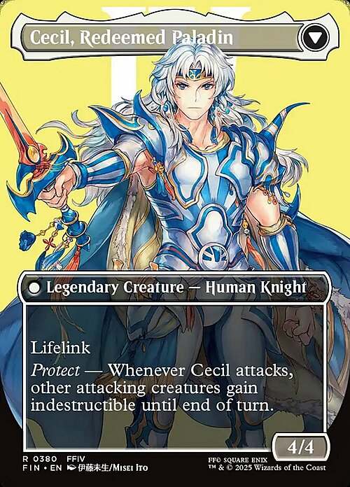 Cecil, Dark Knight // Cecil, Redeemed Paladin Card Back