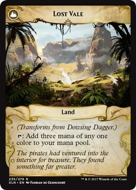 Dowsing Dagger // Lost Vale Card Back