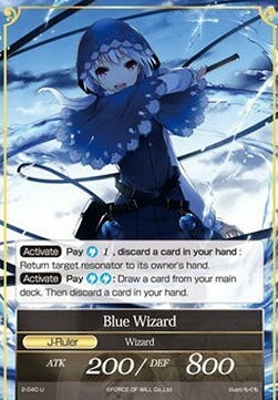 Blue Wizard // Blue Wizard Card Back