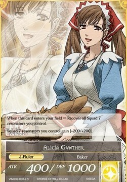 Alicia Melchiott // Alicia Gunther Card Back