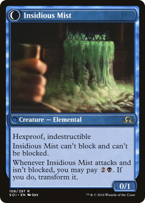 Elusive Tormentor // Insidious Mist Card Back