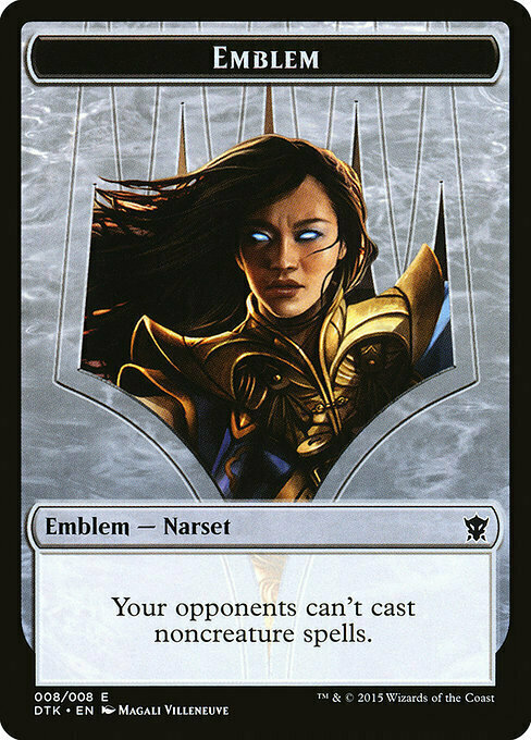 Narset Transcendent Emblem Card Front