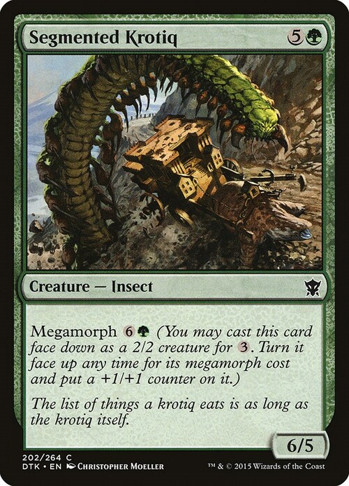 Segmented Krotiq Card Front