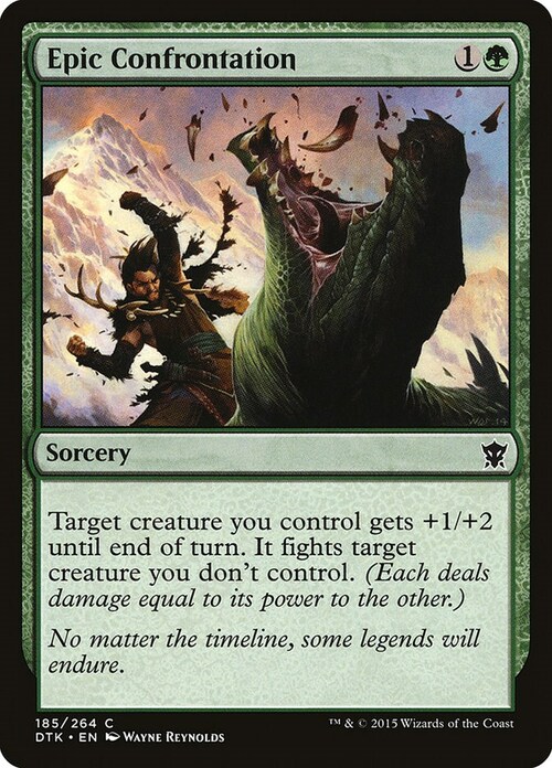 Epic Confrontation Card Front