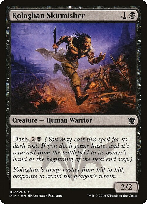 Kolaghan Skirmisher Card Front