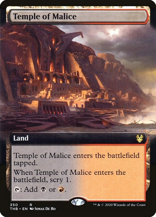 Temple of Malice Card Front