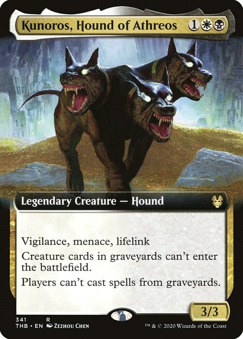 Kunoros, Hound of Athreos Card Front