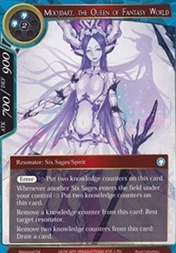 Moojdart, the Queen of Fantasy World Card Front