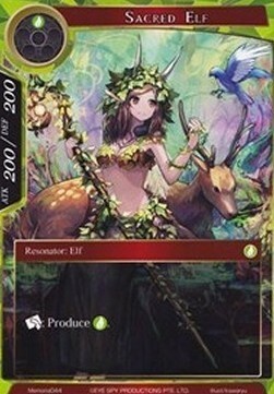 Sacred Elf Card Front