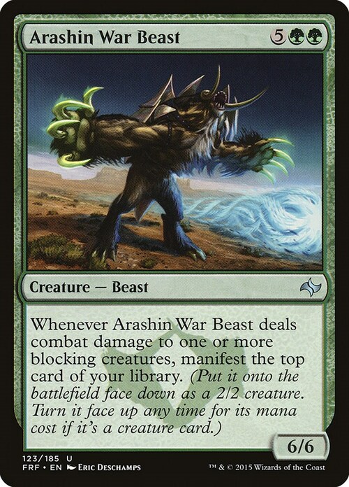 Arashin War Beast Card Front