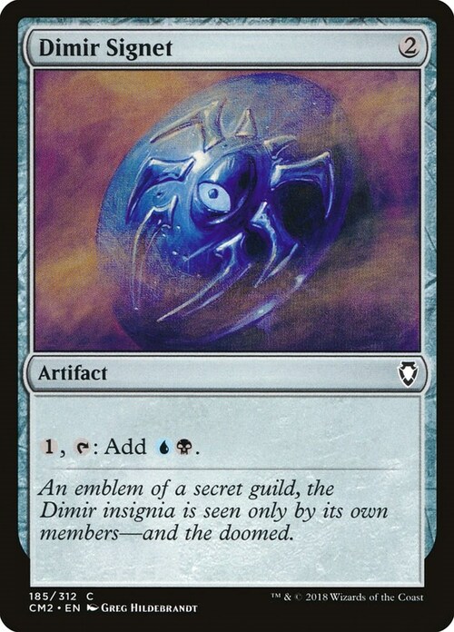 Dimir Signet Card Front