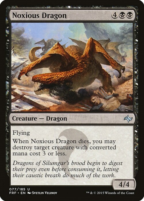 Noxious Dragon Card Front