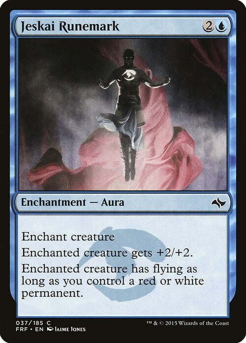 Jeskai Runemark Card Front