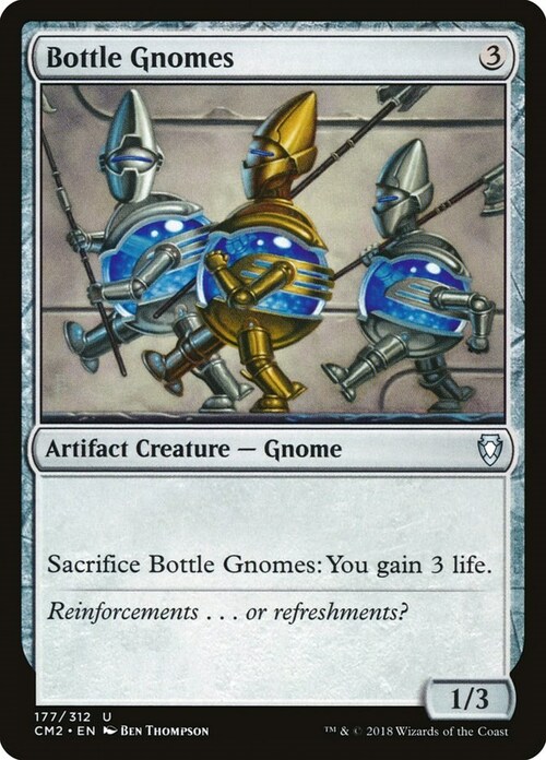 Bottle Gnomes Card Front