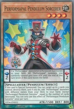 Performapal Pendulum Sorcerer Card Front