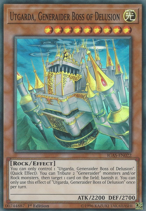 Utgarda, Generaider Boss of Delusion Card Front