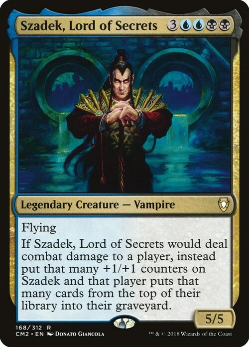 Szadek, Lord of Secrets Card Front