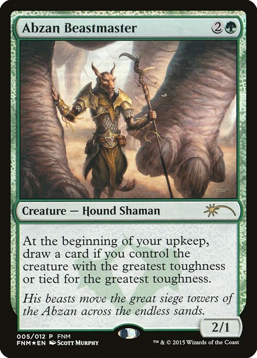 Abzan Beastmaster Card Front