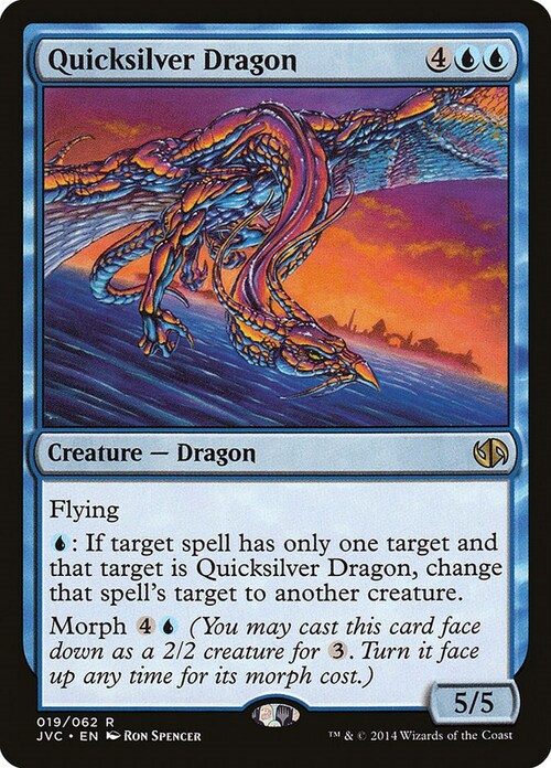 Quicksilver Dragon Card Front