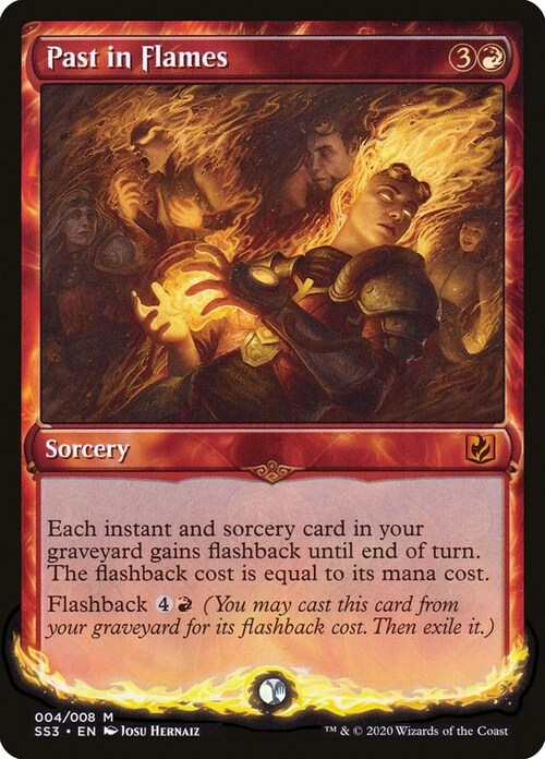 Past in Flames Card Front