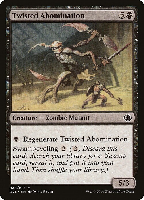 Twisted Abomination Card Front