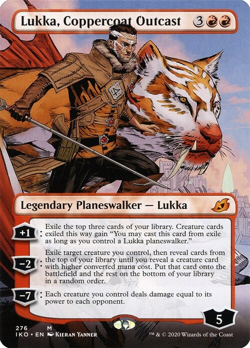 Lukka, Coppercoat Outcast Card Front