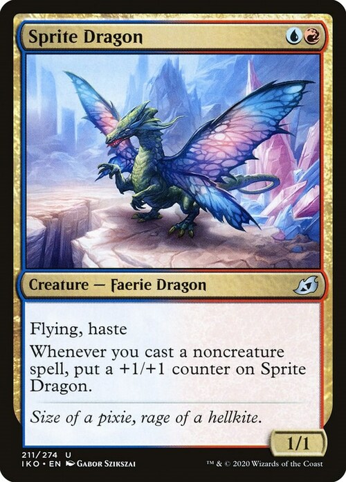 Sprite Dragon Card Front