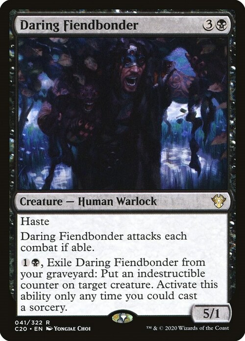 Daring Fiendbonder Card Front