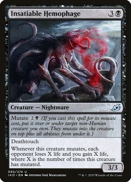 Insatiable Hemophage Card Front