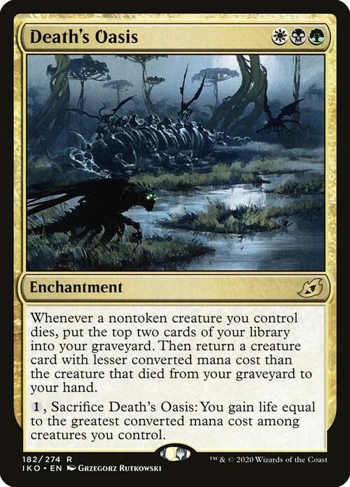 Death's Oasis Card Front