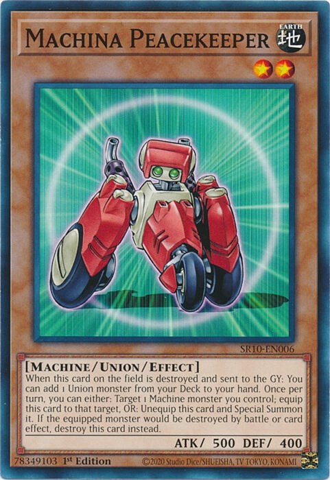 Machina Peacekeeper Card Front