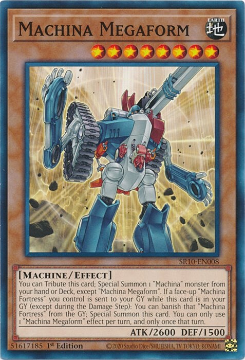 Machina Megaform Card Front