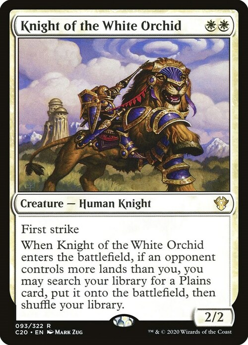 Knight of the White Orchid Card Front