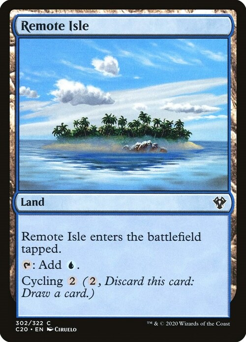 Remote Isle Card Front