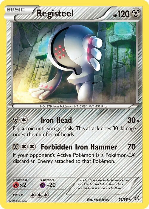 Registeel Card Front