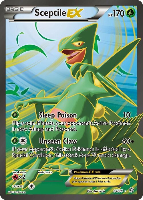 Sceptile EX Card Front