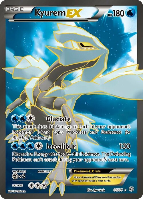 Kyurem EX Card Front